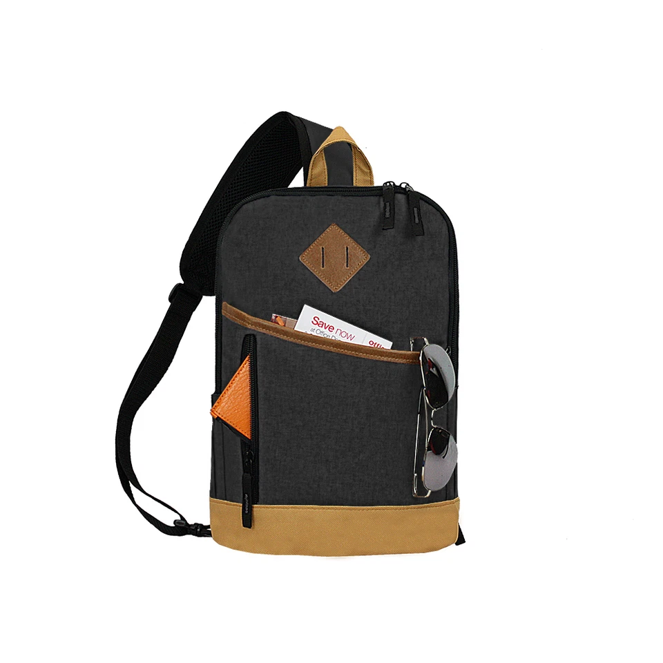 New Epic Tablet Sling Pack Black Green Rose Blue Camouflage easy carry bag G2511 - Image 1 of 4