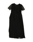 VINTAGE Womens Maxi Dress US 2 XS Black Viscose AG14