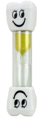 50 Sanduhren Sanduhr Zahnputzuhr gelb Kinder Restposten - Bild 1 von 3