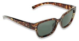 Hurley moderne quadratische polarisierte Sonnenbrille neu mit Etikett glänzend Schildpatt - #45224-SUN2 - Bild 1 von 1