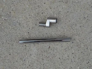 Plumbers Neck Putter Conversion Right Hand Adapter 303SS Hosel Knuckle Head 3" - Picture 1 of 8