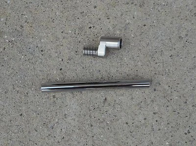 Plumbers Neck Putter Conversion Right Hand Adapter 303SS Hosel Knuckle Head 3" - Image 1 of 4