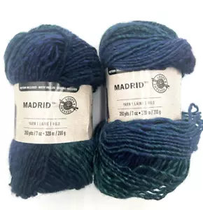 Lot of 2 MADRID in Wanderlust by LOOPS & THREADS 350yds 7oz 100% Acrylic - Picture 1 of 10