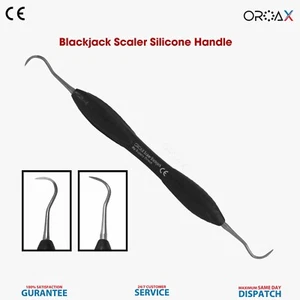 Escalador dental de hoz Black Jack - Herramienta de higiene de placa con mango de silicona - Imagen 1 de 2