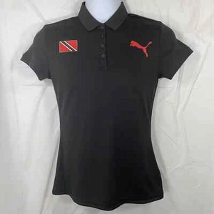 PUMA Women's Small Olympics Trinidad & Tobago Team Issued Athletic Polo Shirt - Picture 1 of 12