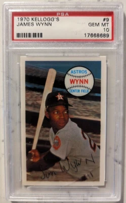 1970 Kelloggs 3D Baseball PSA 10 James Wynn - Image 1 of 2