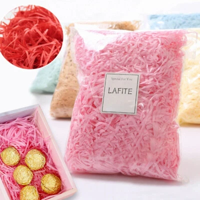 Raffia Grass Packaging Filling Material 50G/100G Gift Box Filler Lafite Paper W - Image 1 of 4