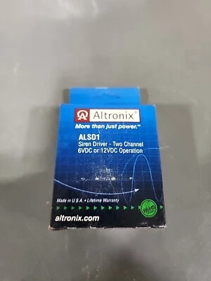 Altronix ALSD1 Siren Driver / NEW in box - Image 1 of 4