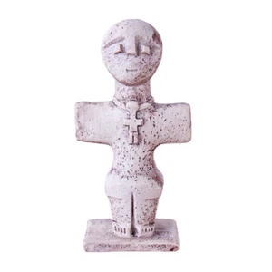 Pomos Idol Sculpture Female Statue Handmade Cyprus Chalcolithic 00404 - Picture 1 of 5