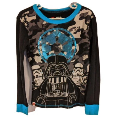 Lego Star Wars Niños Talla 8 Camisa Manga Larga Darth Vader Foto 1 de 4