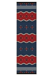 Handwoven Kilim wool Runner Navajo Rug Size 3x10 Free Shipping - Picture 1 of 1