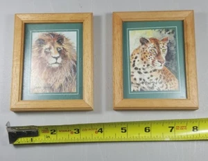 Zwei kleine afrikanische gerahmte Drucke von Gina Daniel (506081258 - Bild 1 von 3