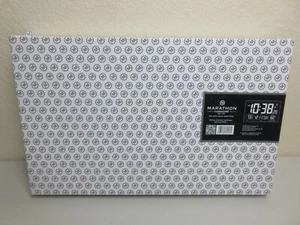 Marathon CL030062WD Slim-Jumbo Atomic Digital Wall Clock Wood (Brand New) - Picture 1 of 10