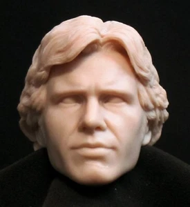 H-61 HARRISON FORD "HAN SOLO" STAR WARS RESIN UNPAINTED HEAD SCULPT 1/6 Scale - Picture 1 of 3