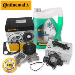 2x THERMOSTAT GEHÄUSE CONTI WASSERPUMPE KÜHLMITTEL FÜR BMW E60 E46 E90 118d-535d - Bild 1 von 1