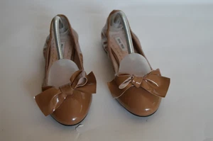 MIU MIU braune Lackleder Ballerinas mit Schmucksteinen Größe 8,5 US 38,5 EU - Bild 1 von 6