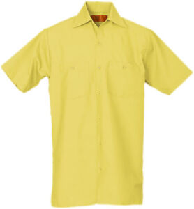 Work Shirts Industrial Uniform Two Pockets Short Sleeve REED Polyester/Cotton