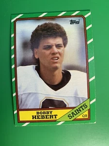 1986 Topps Bobby Hebert RC #339 New Orleans Saints - Bild 1 von 2