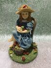 ?? A GORGEOUS VINTAGE ?CHRISTINE HAWORTH? FIGURINE ?GIRL WITH APPLES? collectabl