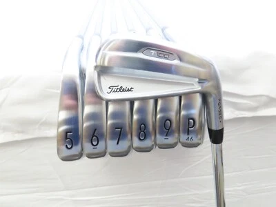 Titleist T100ii Iron Set 4-PW TT AMT Tour White S300 Stiff Flex Steel T100 - Image 1 of 4