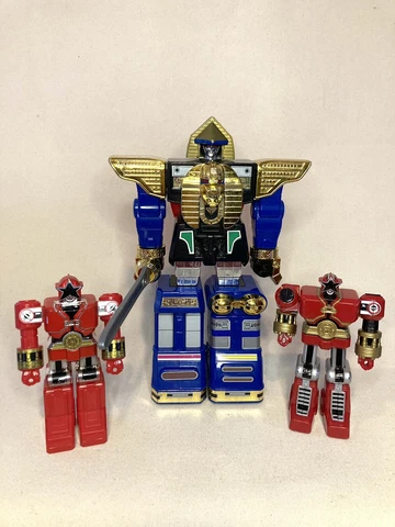 Megazord Bandai 95 Power Rangers Zeo made in Japan vintage sword & helmet + more Cover