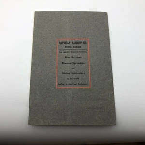 Catalog American Harrow Agriculture Machinery Detroit Illustrated USA Vintage - Foto 1 di 12