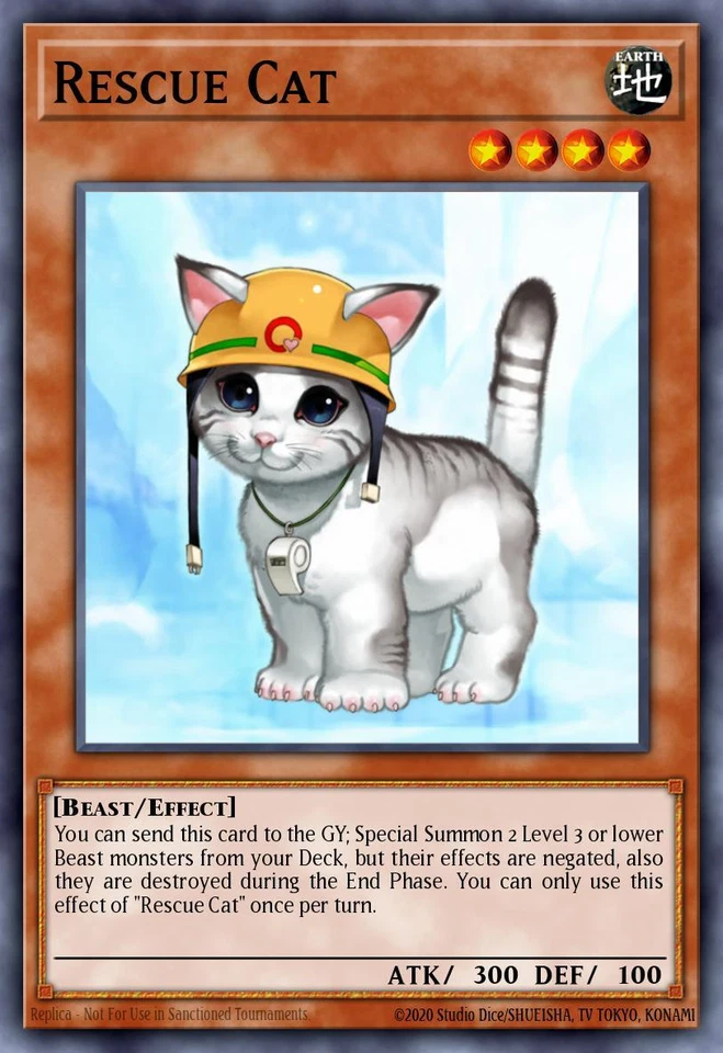 FET-EN033 - Rescue Cat - Common - Flaming Eternity - Image 1 of 1