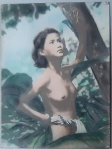Foto 1930 Frau Moi nackt Akt Akt Bergmädchen Dalat Annam Indochina Vietnam - Bild 1 von 2