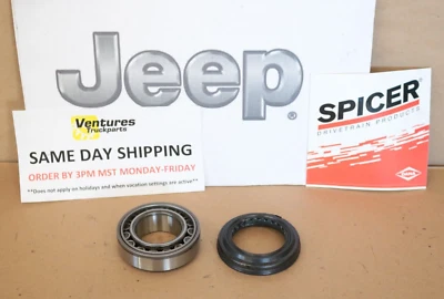 Jeep Cherokee XJ 1985-1989 cojinete de rueda trasera y sello Dana 35 OEM Spicer Foto 1 de 4