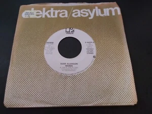 Susie Allanson – Words UNPLAYED Original Promo 45RPM Elektra E-4009 Record 1979 - Picture 1 of 3