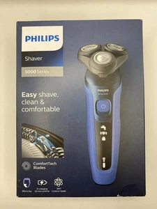 Philips Series 5000 Wiederaufladbarer Herren Elektrorasierer Dunkelblau (S5466/17) - Bild 1 von 5