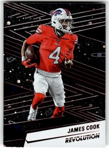 2025 Panini Revolution Red Cosmo #112 - James Cook - Buffalo Bills - Picture 1 of 4