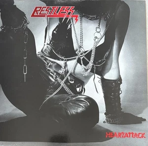 RESTLESS - Heartattack VINYL LP 1984 Scratch Records Exc Cond! DB1 - Picture 1 of 3