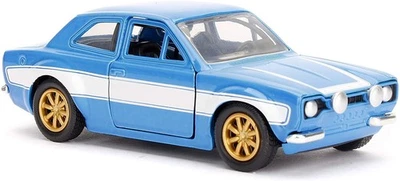JADA TOYS, Escort FORD gratis Rolling blue 1974 Fast and Furious, 1/32,  JAD9... - Immagine 1 di 4