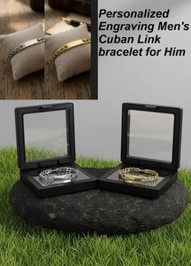 Men's Identity Bracelet ENGRAVED PERSONALISED FREE, Gift Boxed - Picture 1 of 25