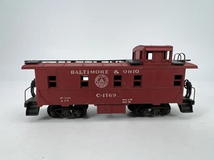 Athearn Baltimore & Ohio B&O C-1769 Caboose Red Freight Car Model Train - Picture 1 of 6