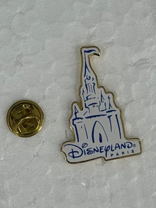 Disneyland Paris Sorcerer Mickey Castle blau & weiß Anstecknadel 3573 EUC ~ SELTEN - Bild 1 von 2
