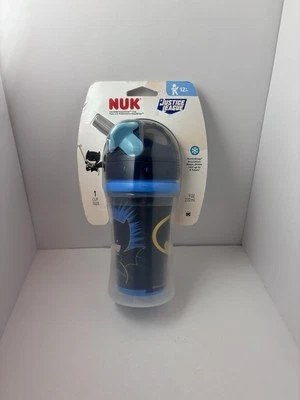 NUK Marvel Batman Active Cup 10oz BPA Free Spill Proof Straw Cup New - Image 1 of 2