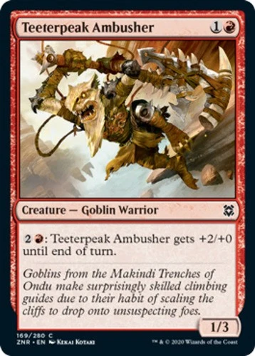 x1 Teeterpeak Ambusher - Zendikar Rising - NM - MTG - Image 1 of 1