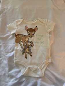 Disney Baby Bambi & Thumper One Piece Cute as can be 3-6m - Picture 1 of 4