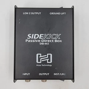 Hosa Sidekick Passive DI Box DIB-443 chitarra/basso/chiavi per console testato - Foto 1 di 6