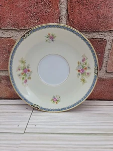 Set of 6 Noritake Fruit Bowls , Cream & White With Flowers & Blue & Gold Trim - Picture 1 of 6
