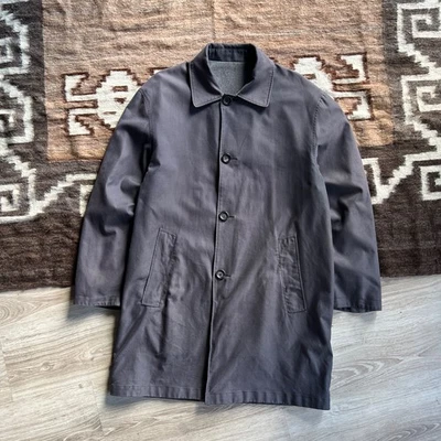 Abrigo Ermenegildo Zegna Vintage Reversible Gris Minimalista Talla 48 Foto 1 de 4