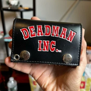 Cartera de colección WWF The Undertaker Deadman Inc. triple negra - Imagen 1 de 9