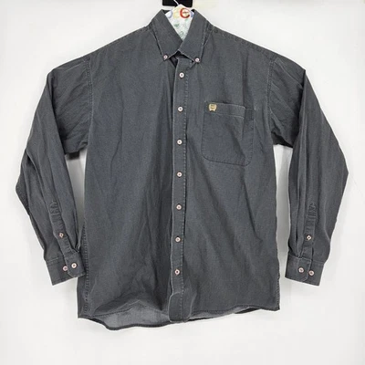 Camisa Cinch Para Hombre Mediana Geométrica Occidental Con Botones Vaquero Manga Larga Foto 1 de 4