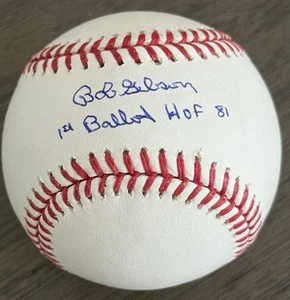 Bob Gibson signed "1st Ballot HOF 81" Cardinals Authentic MLB baseball (JSA COA) - Picture 1 of 3