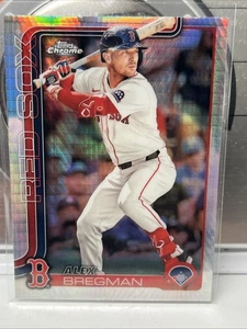 2025 TOPPS CHROME Alex Bregman HYPER #247 Red Sox - Picture 1 of 1