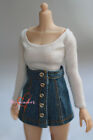 1/6 1/4 1/3 DDM/DDDY IP-SID/EID BJD Clothes Doll Outfit Open Front Denim Skirt