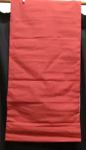 Pottery Barn Sausalito Shade Window Roman Folding Blinds RED Drapery 26x63 - Picture 1 of 6