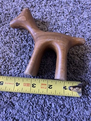 Juguete de madera Antonio Vitali animal bebé ciervo/cabra? diseño suizo - muy raro - años 50 Foto 1 de 4